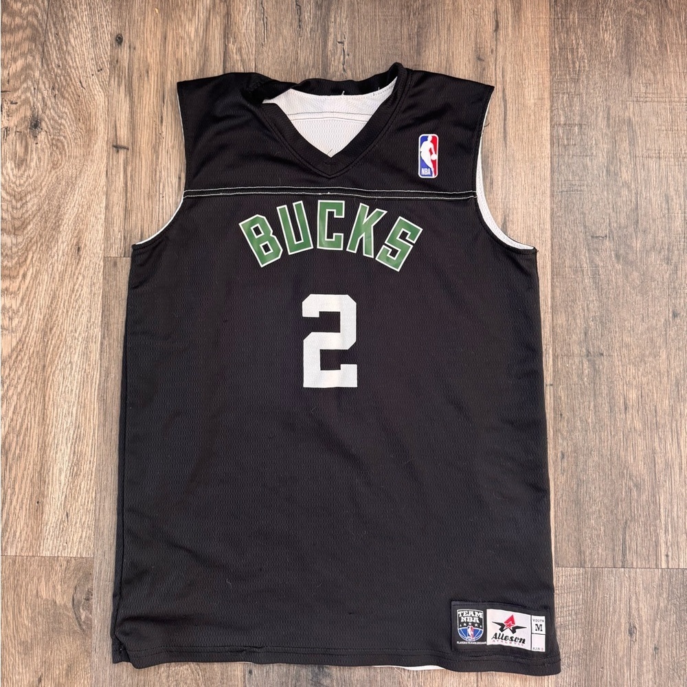 NBA Black and Green Milwaukee Bucks Jersey